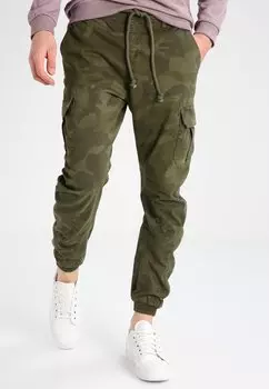 Брюки-карго Camo Jogging Urban Classics, цвет olive