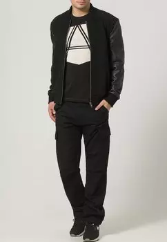 Брюки карго CAMOUFLAGE CARGO PANTS Urban Classics, черный