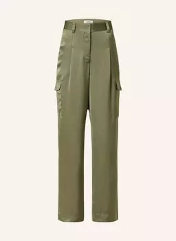 Брюки-карго cary из атласа ba&sh, хаки