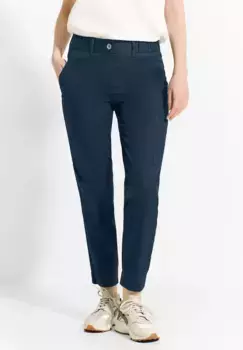 Брюки-карго Cecil из эластичного хлопка, синий