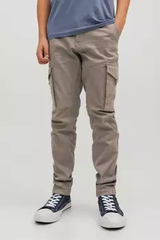Брюки карго чёрные Jack & Jones Junior, серый