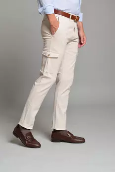 Брюки-карго Cloking, белый