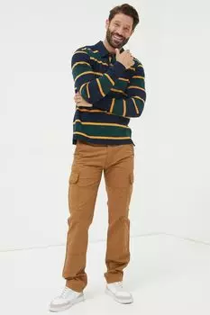 Брюки-карго Corby из материала рипстоп Fat Face, коричневый