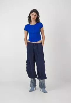 Брюки-карго CRINKLE PANT BDG Urban Outfitters, синий
