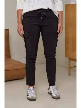 Брюки-карго Curvy Lady, антрацит