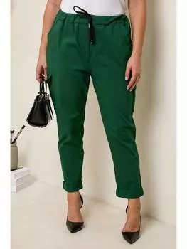 Брюки-карго Curvy Lady Cargohose, зеленый