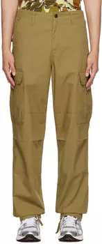 Брюки-карго цвета хаки на кулиске Carhartt Work In Progress