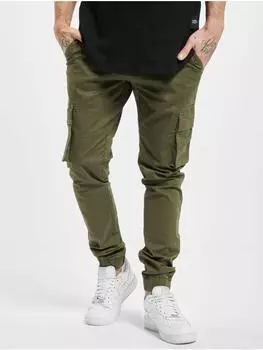 Брюки-карго DENIM PROJECT, зеленый