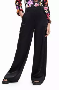 Брюки карго Desigual, черный