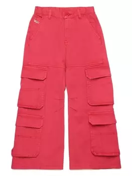 Брюки карго Diesel Kids, красный
