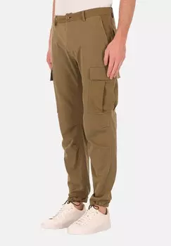 Брюки карго Distretto12, темно-зеленый