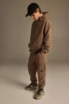 Брюки-Карго drymove из хлопка H&M, коричневый