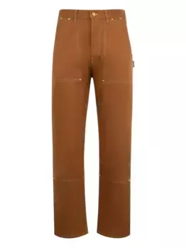 Брюки карго Duck Work с декоративной строчкой Human Made, коричневый