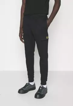 Брюки-карго EA7 Emporio Armani, черный