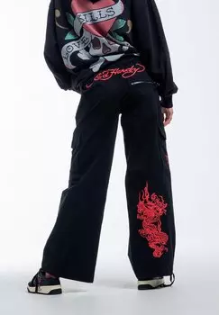 Брюки-карго Ed Hardy, черный