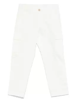 Брюки карго Eleventy Kids, белый