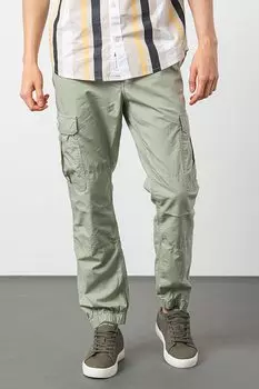 Брюки карго Ethan средней посадки Tommy Jeans, зеленый