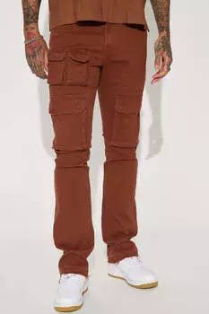 Брюки карго Fashion Nova FNMK397, коричневый