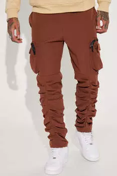 Брюки карго Fashion Nova FNWP001, коричневый