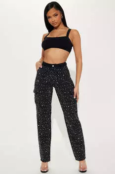 Брюки карго Fashion Nova HGP8264, черный