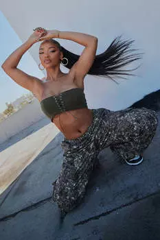 Брюки карго Fashion Nova LP10810BFN, коричневый