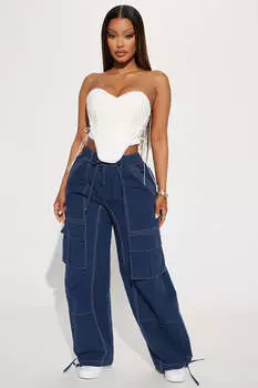 Брюки карго Fashion Nova P16096C, нави