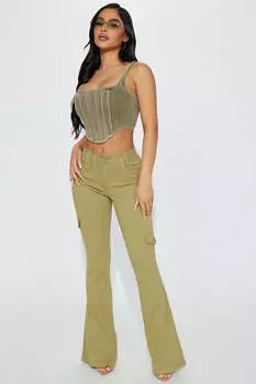 Брюки карго Fashion Nova PF186X57A, оливковый