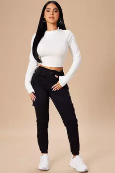 Брюки карго Fashion Nova Q707C, черный