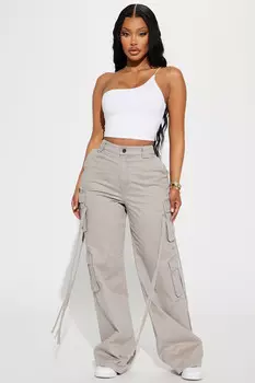 Брюки карго Fashion Nova SEA01281912W, серый
