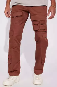 Брюки карго Fashion Nova ZDF01T310081, коричневый