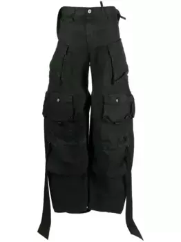 Брюки карго Fern The Attico, зеленый