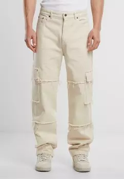 Брюки карго FRINGED BAGGY Karl Kani, белый