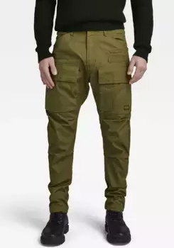 Брюки-карго G-Star RAW "Regular Tapered Cargo", оливковый
