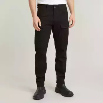 Брюки-карго G-Star RAW "Rovic Cargo Regular Tapered", черный