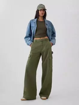 Брюки-карго GAP Cargohose, хаки