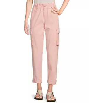 Брюки-карго GB Paperbag, розовый