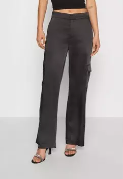 Брюки карго Gina Tricot, черный