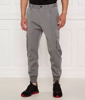 Брюки-Карго glavin241 Slim fit Hugo, серый