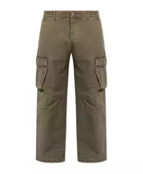 Брюки Карго Golden Goose, зеленый