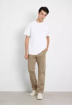 Брюки карго Guess, бежевый