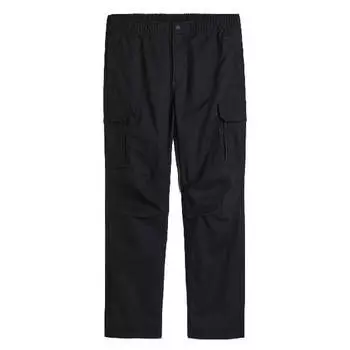 Брюки карго H&M Regular Fit Ripstop Cargo, черный