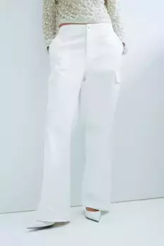 Брюки-карго H&M, белый