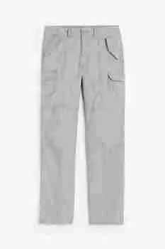 Брюки-карго H&M Low-waist Cargo, светло-серый