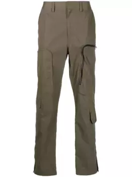 Брюки карго Helmut Lang, зеленый