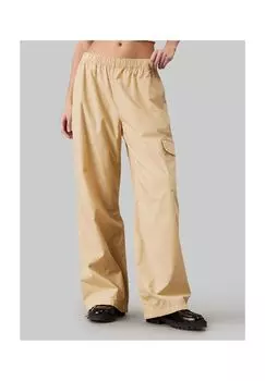 Брюки-карго, хлопок, эластичный пояс, женские Calvin Klein Jeans, цвет Rae Khaki