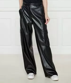 Брюки-карго Hugo Haleva-1 Loose Fit, черный