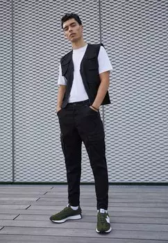 Брюки-карго IACE DEX Jack & Jones, черные