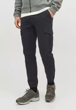 Брюки карго IMARCO JJJOE CUFFED AKM Jack & Jones, черные
