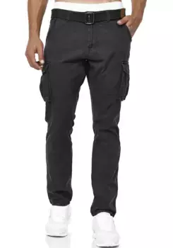 Брюки-карго Indicode "INWilliam", черный