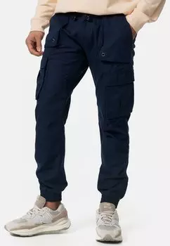 Брюки-карго INDICODE JEANS, цвет navy